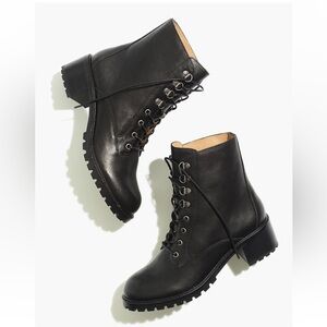 Madewell Lace Up Combat Boots